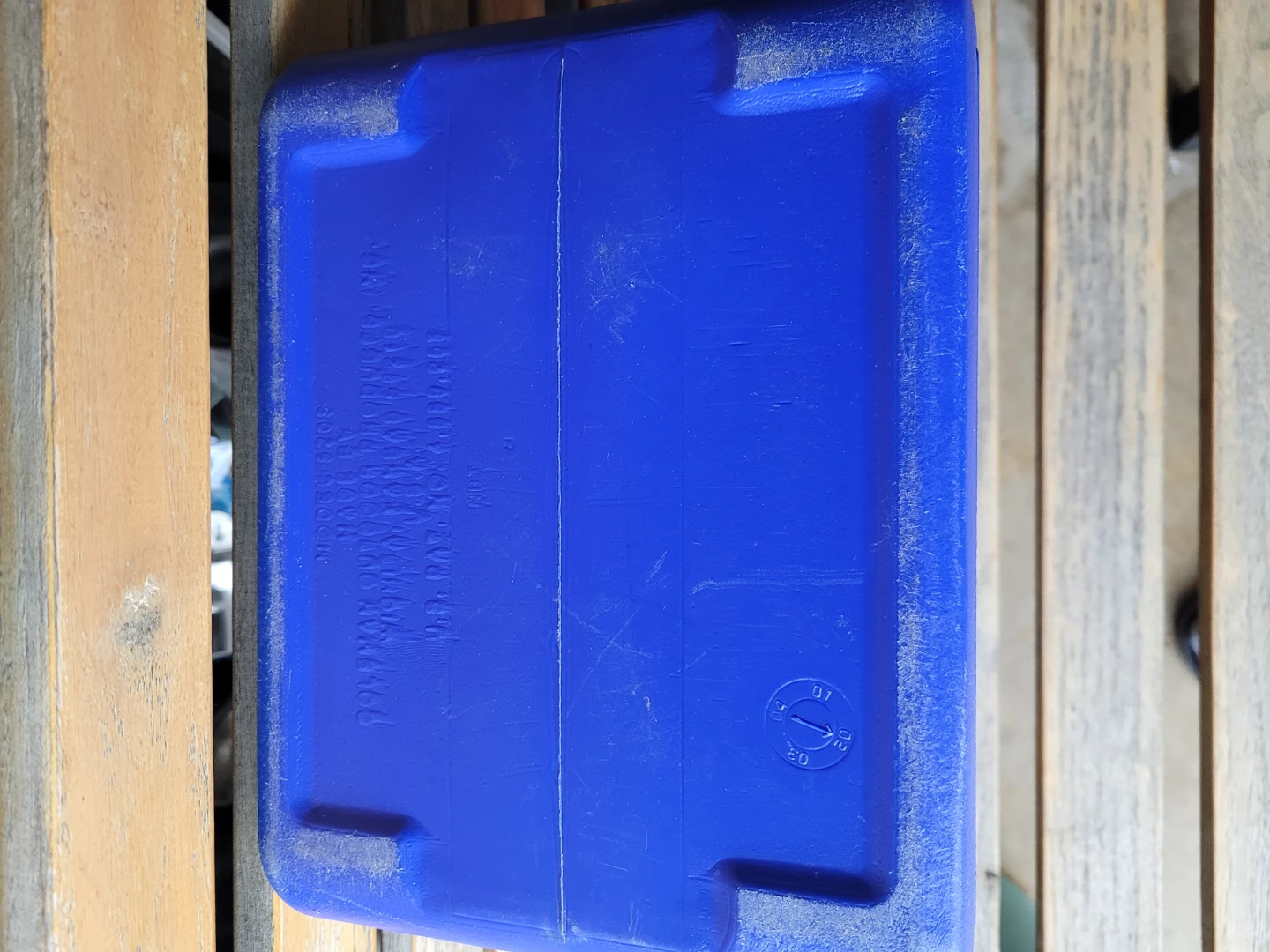 Coleman Blue and Grey Cooler lunchbox sized - photo 3