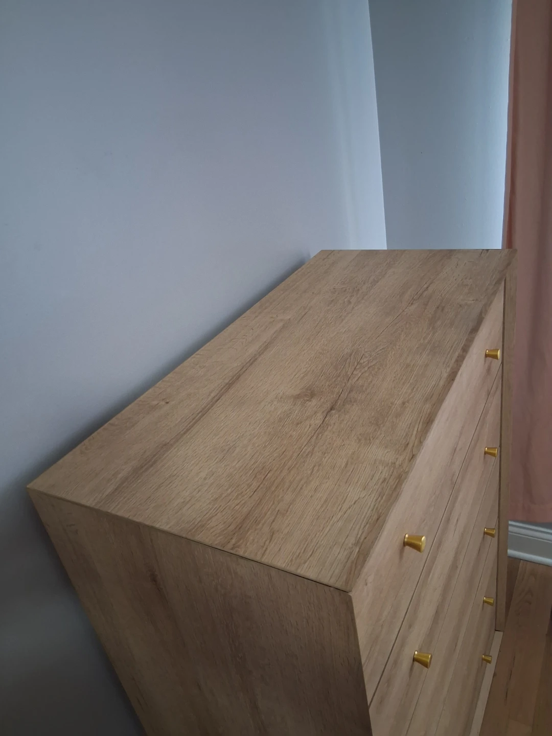 T4TREAM 5 Drawer Dresser - Mid Century Modern Oak - photo 2