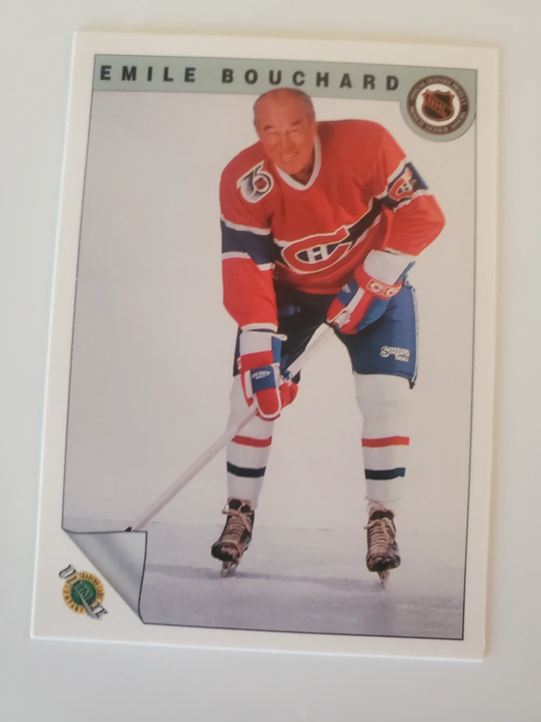 Emile "Butch" Bouchard Montreal Canadiens Hockey Card