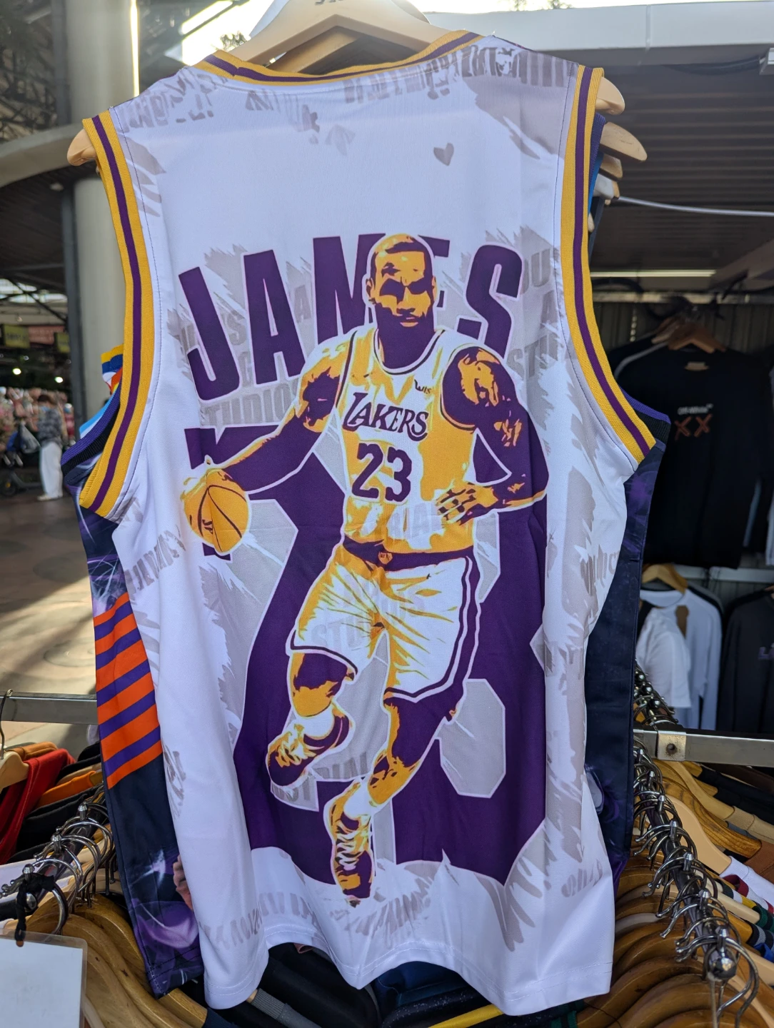 Los Angeles Lakers LeBron James Basketball Jersey