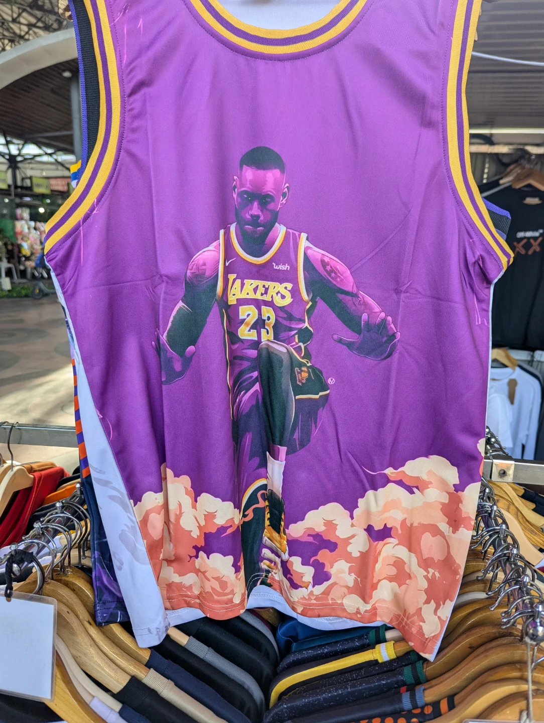 Los Angeles Lakers LeBron James Basketball Jersey - photo 2