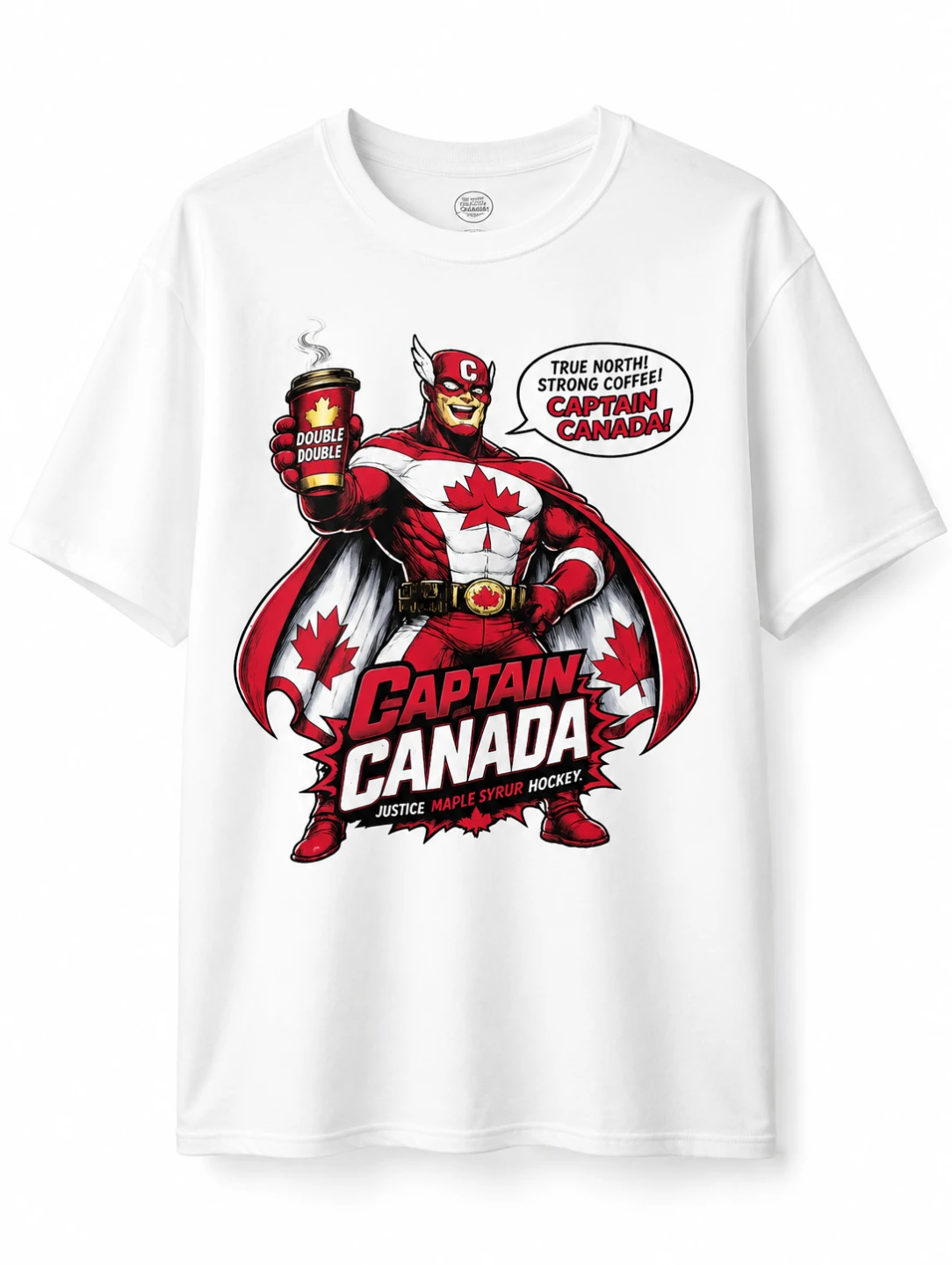Captain Canada T-Shirt - Justice Maple Syrup Hockey