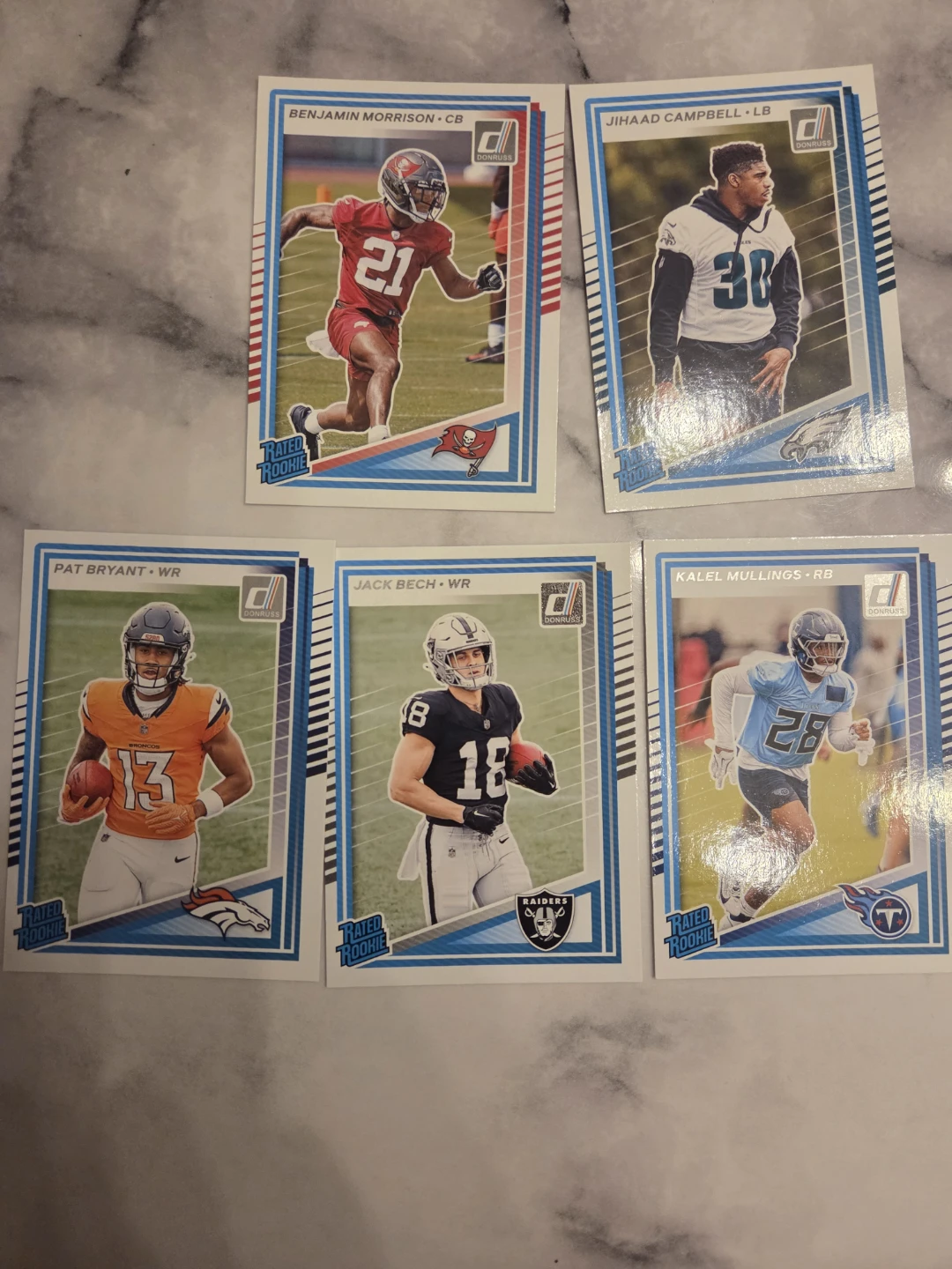 Football rookie cards