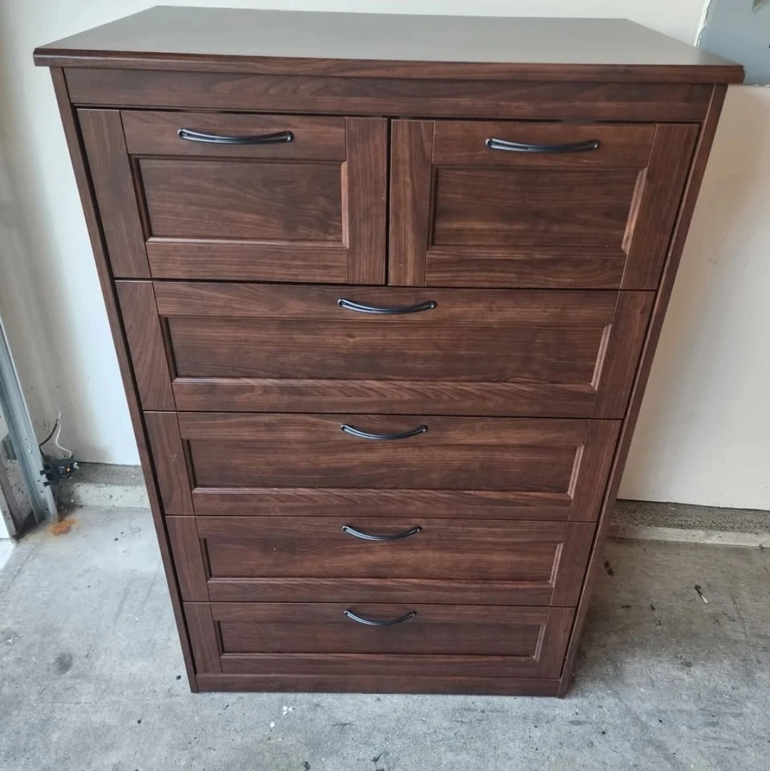 IKEA Dresser SONGESAND 6-drawer chest, brown - photo 3