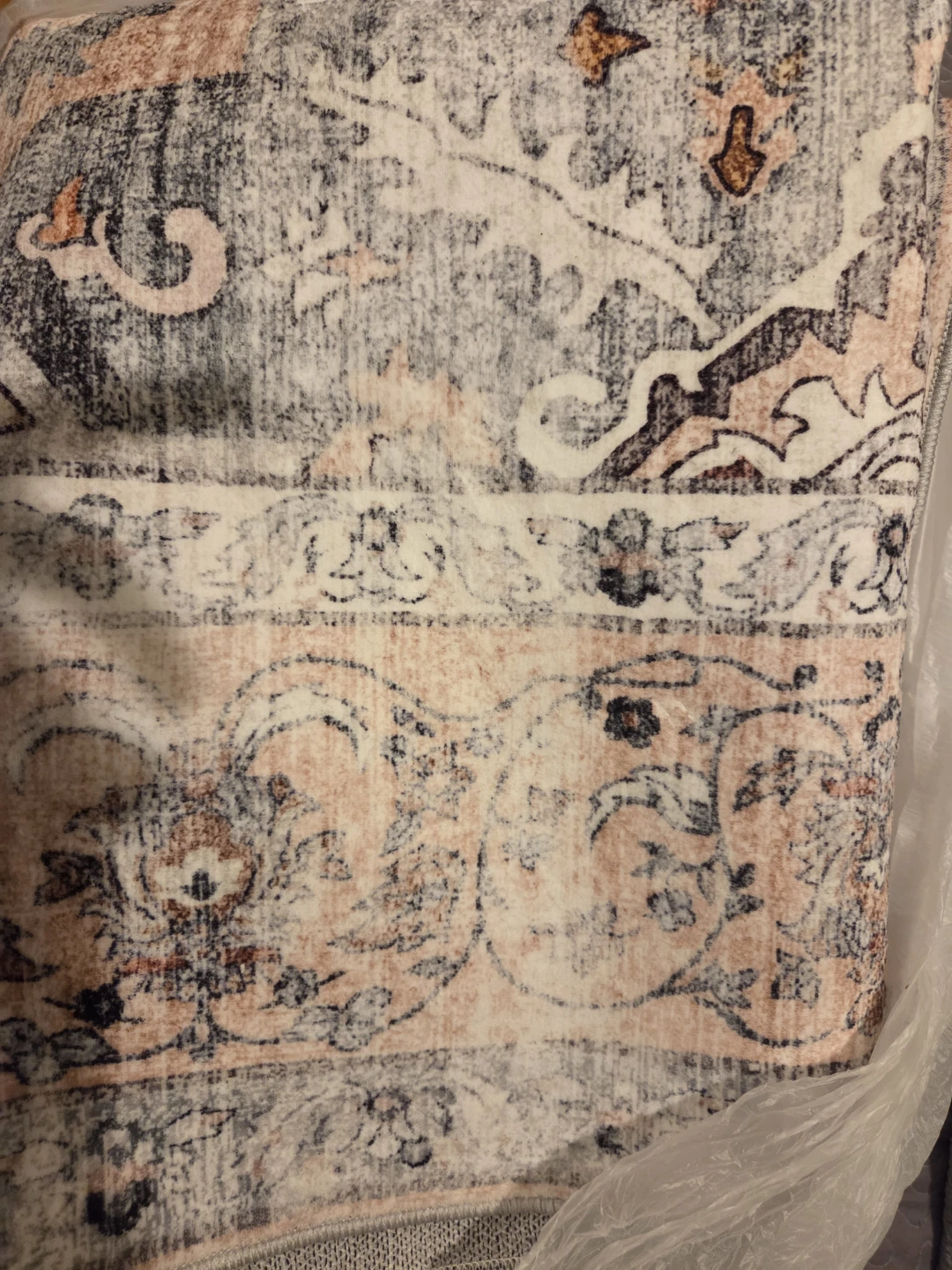 Distressed Medallion Area Rug - photo 2