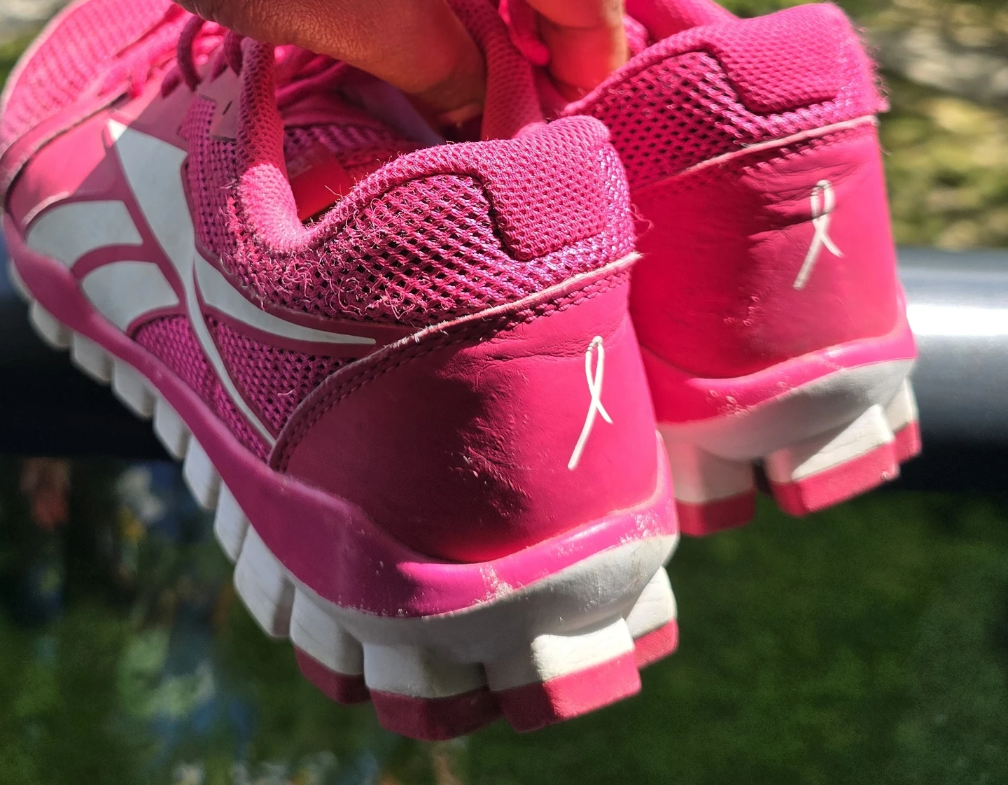 Pink Reebok Running Shoes - photo 2