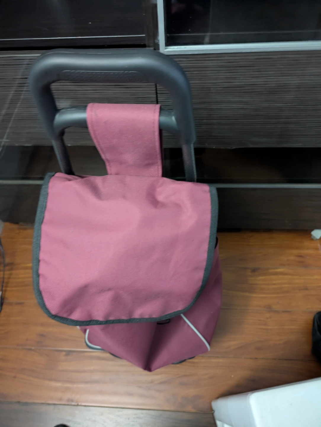 Shopping Cart Bag - Burgundy