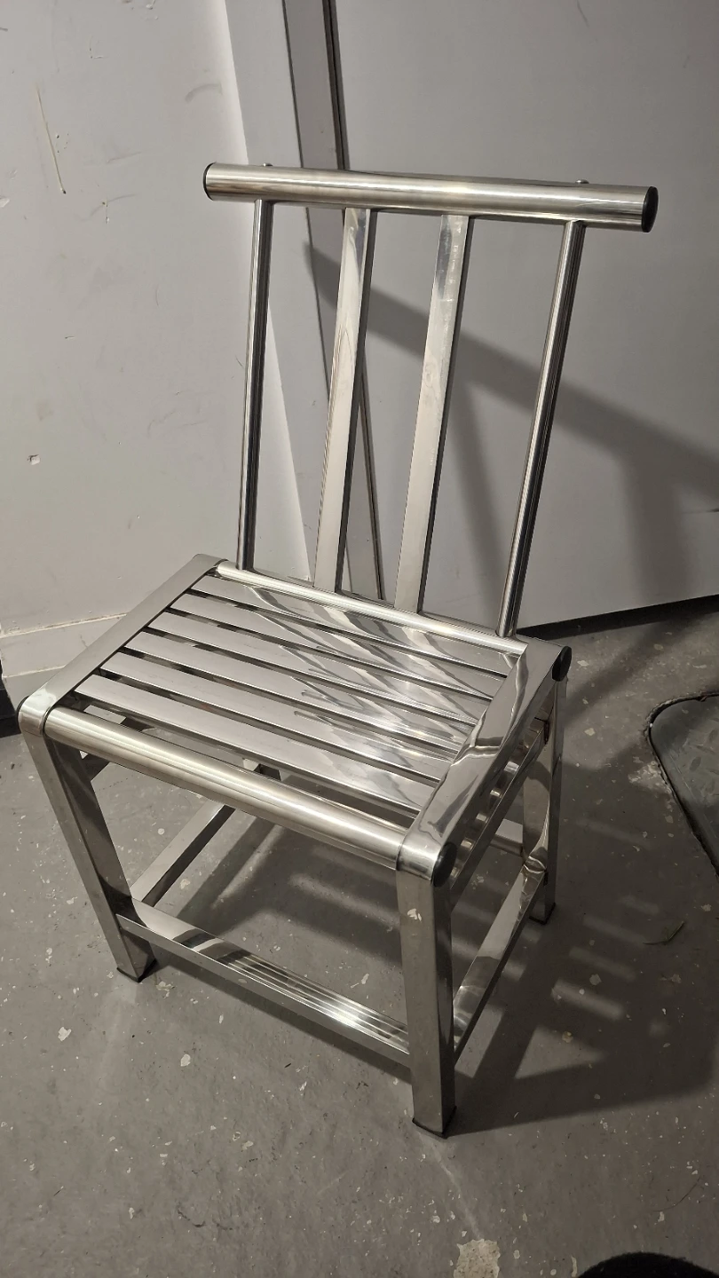 Industrial style metal Chair