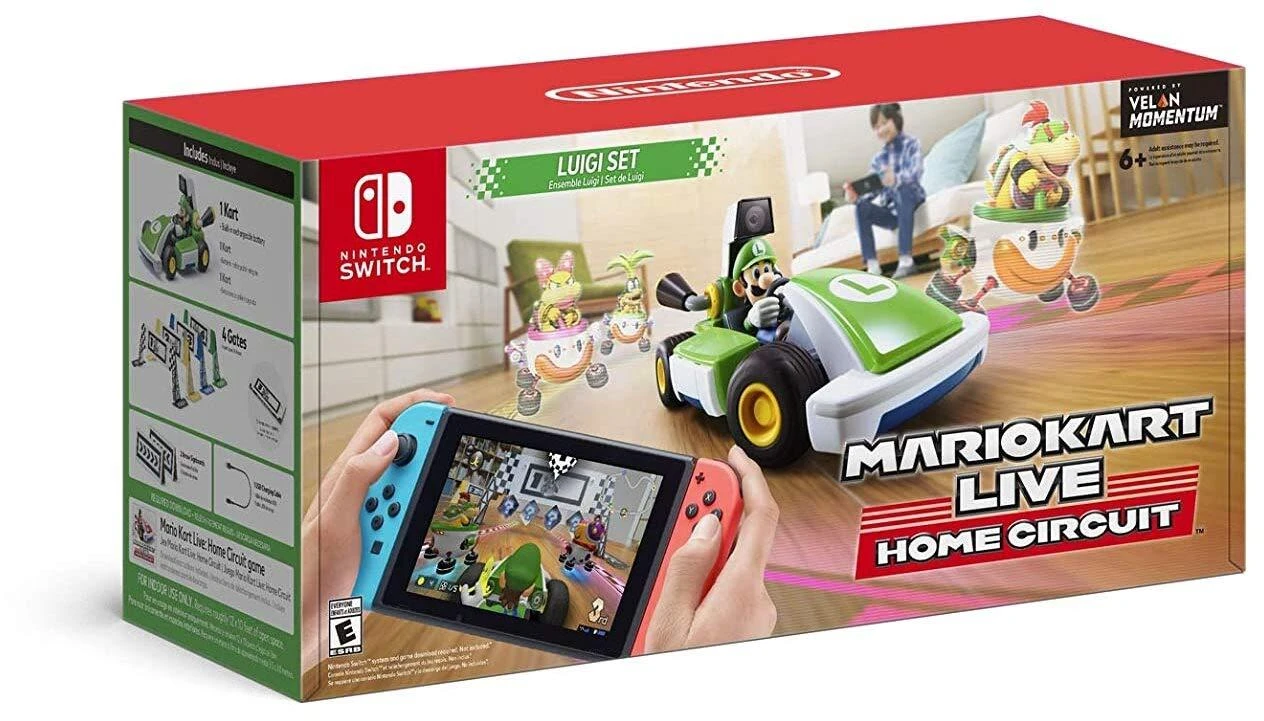 Nintendo Switch Mario Kart Live: Home Circuit Luigi Set
