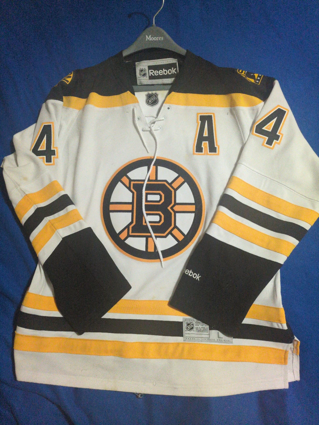 Reebok Boston Bruins Bobby Orr #4 Hockey Jersey Size L - photo 2