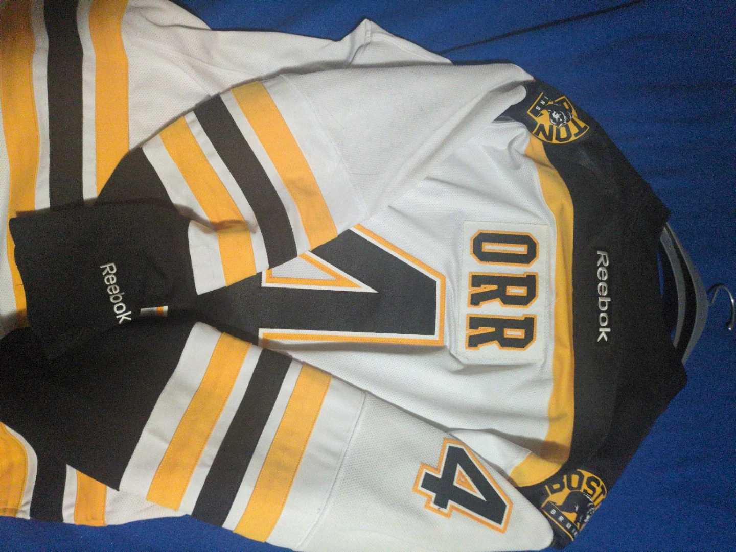 Reebok Boston Bruins Bobby Orr #4 Hockey Jersey Size L - photo 3