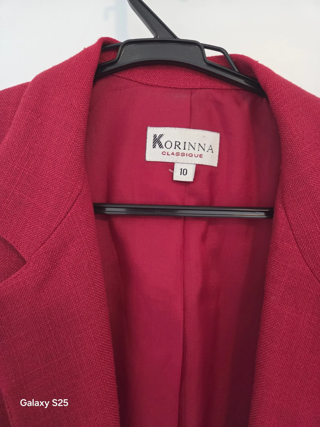 Korinna Classique Red Blazer Size 10 - photo 2