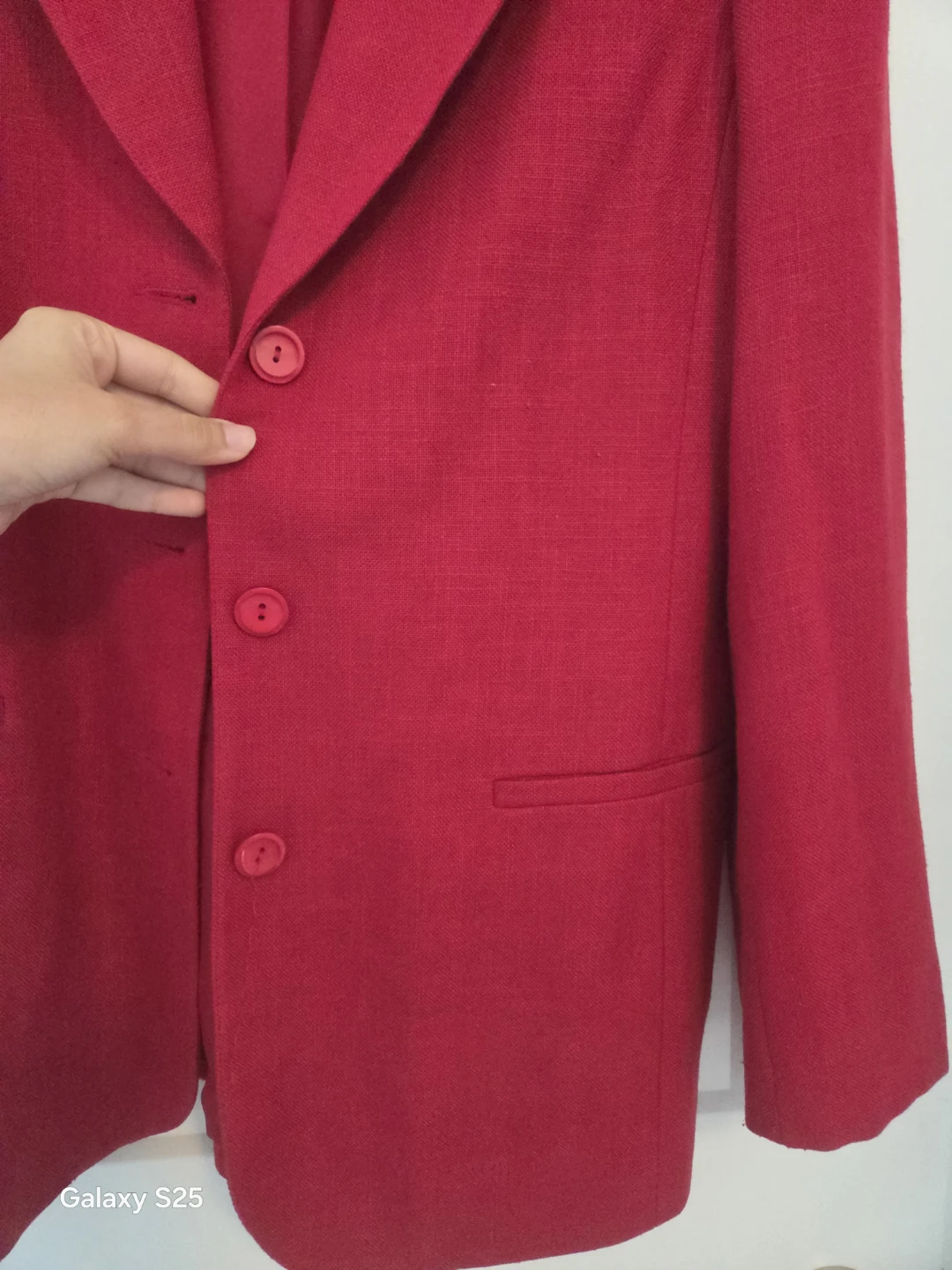 Korinna Classique Red Blazer Size 10 - photo 3