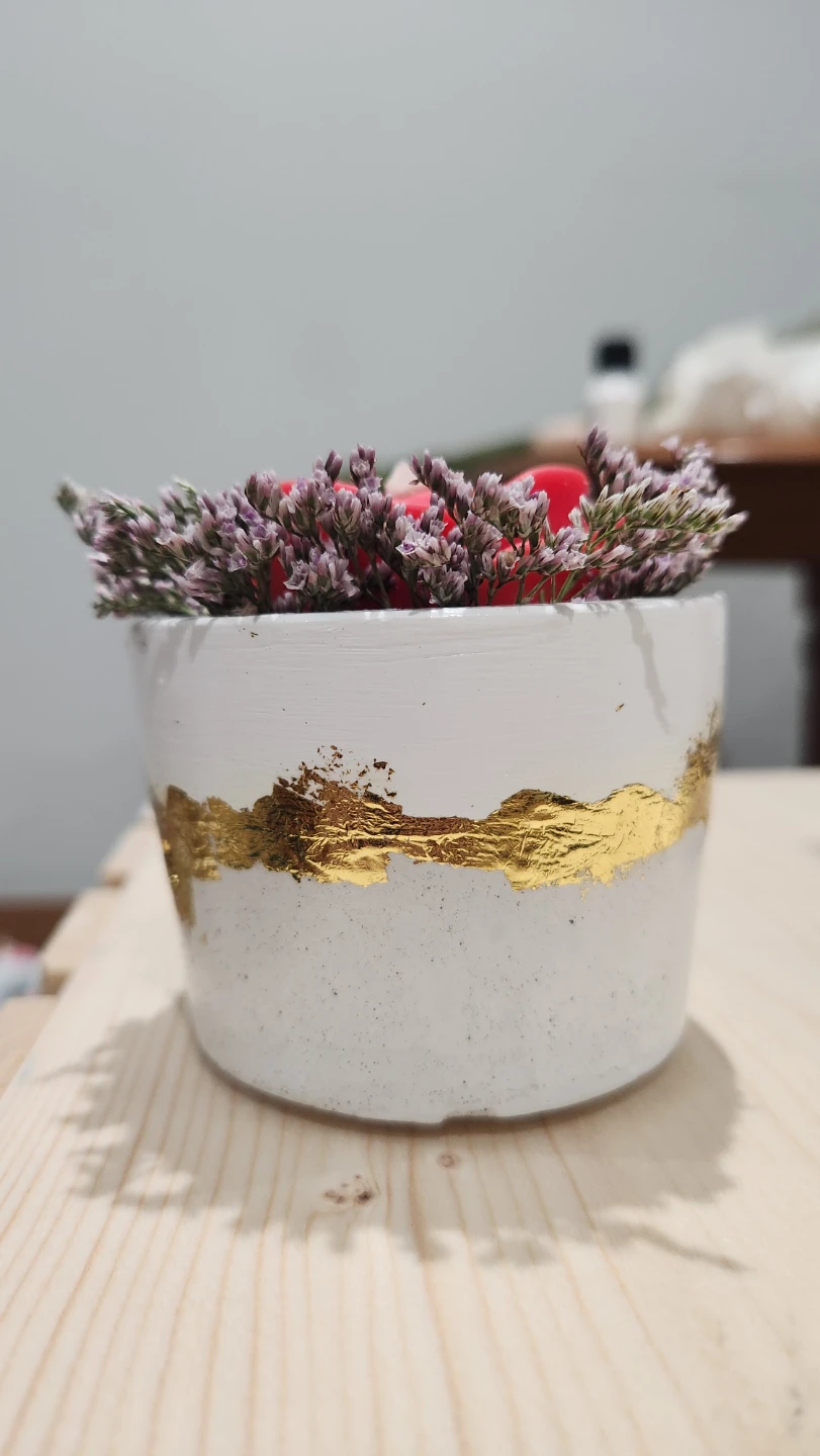 Handmade Rose Flower Candle in Decorative Pot - photo 3