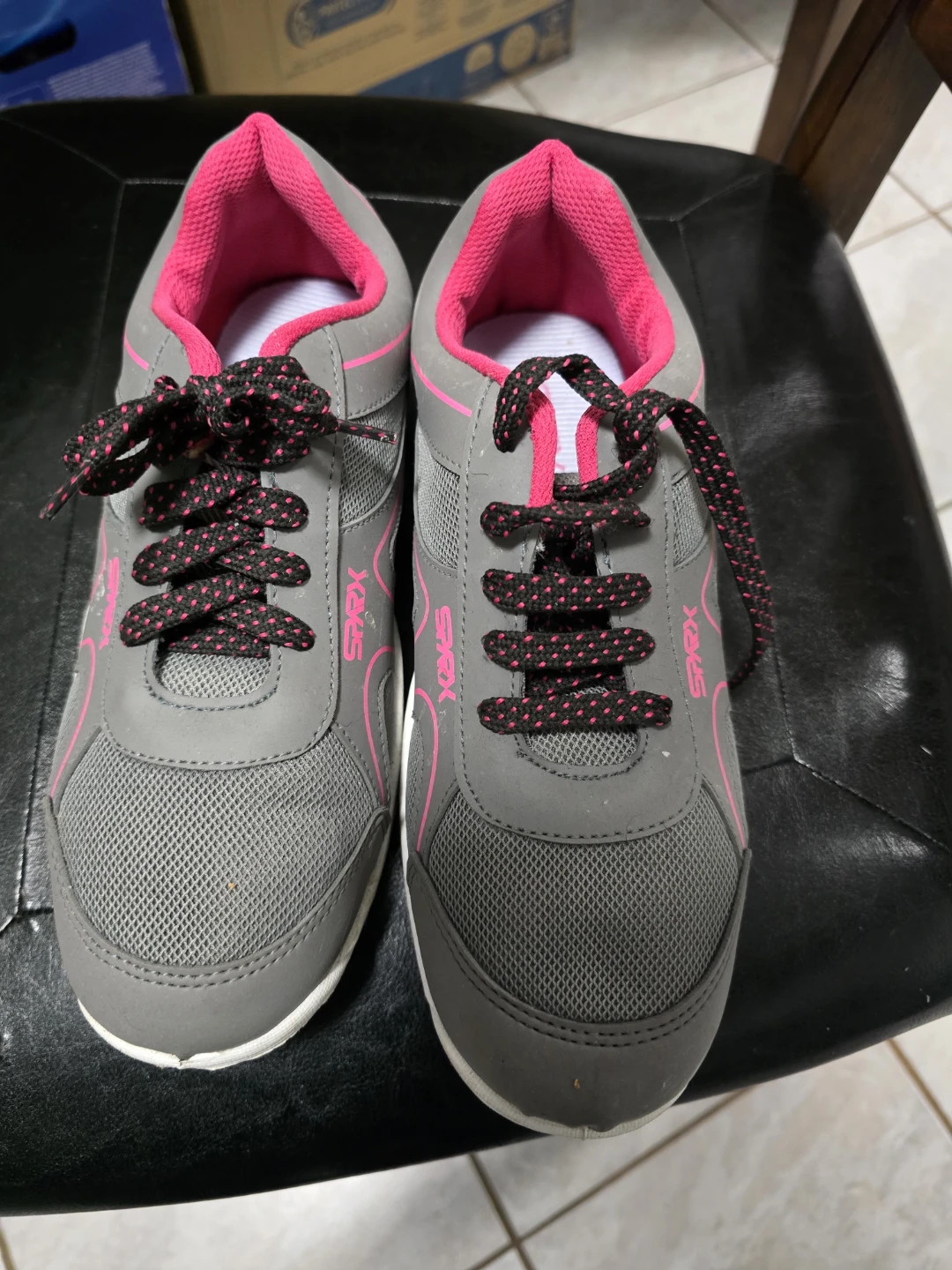 SRX Grey & Pink Athletic Shoes