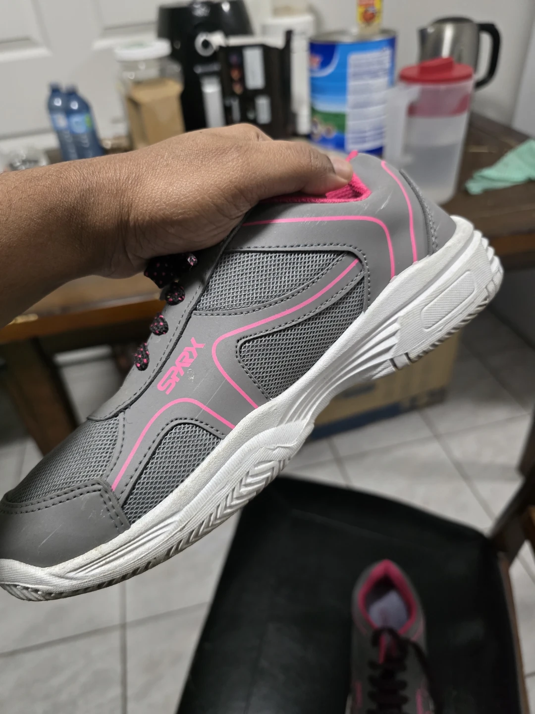SRX Grey & Pink Athletic Shoes - photo 2
