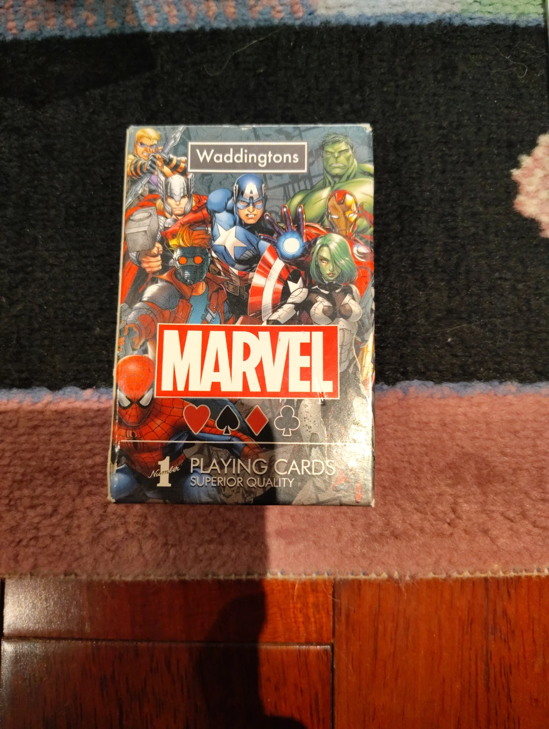 Waddingtons Marvel Playing Cards
