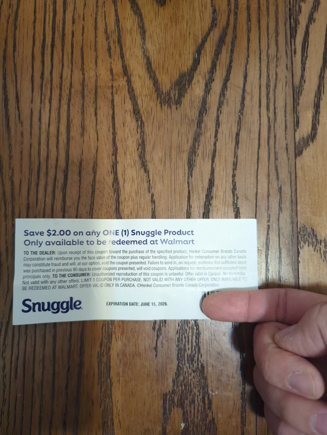 $2.00 off Snuggle Product Coupon - Expires June 15, 2026 #free - photo 2