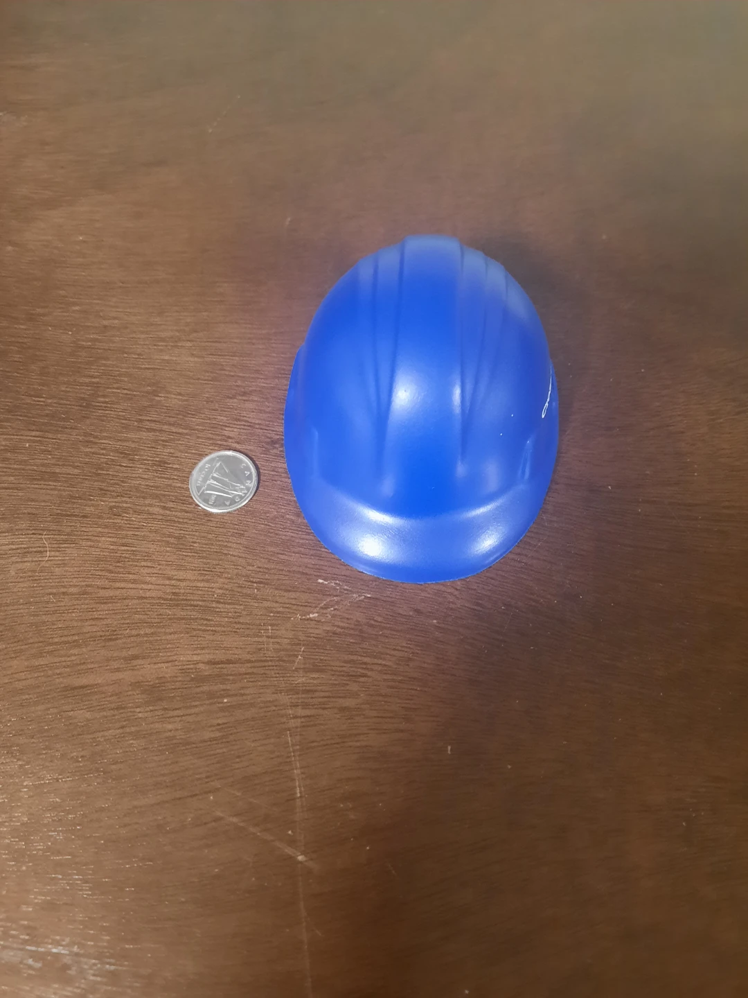 Blue Hard Hat tiny foam.