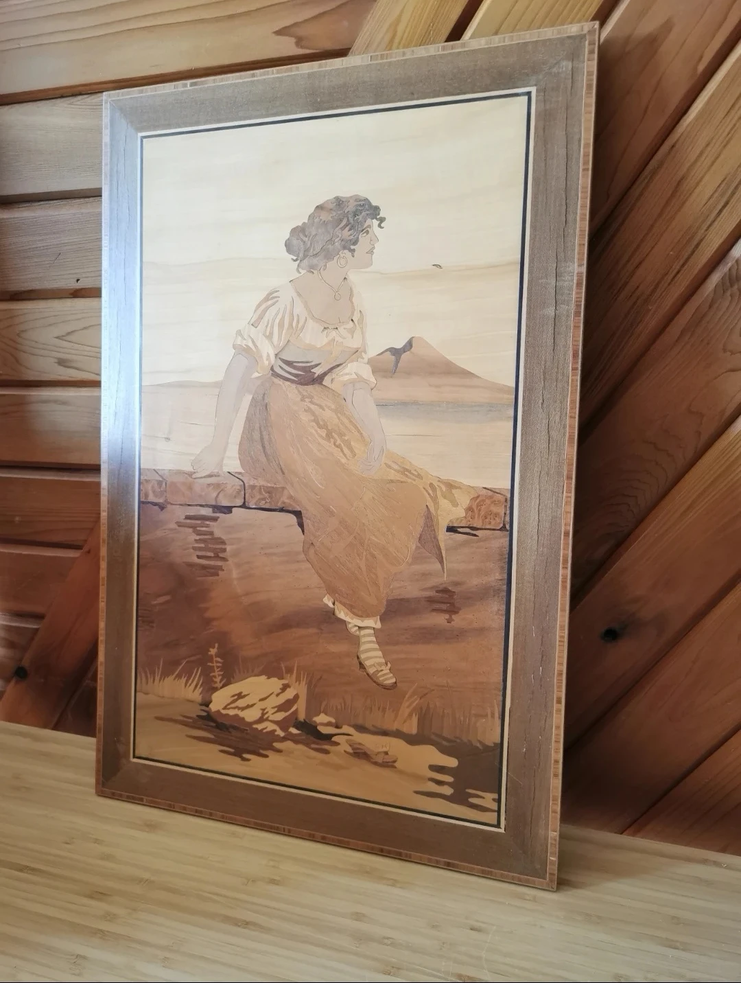 Vintage Italian Wood Inlay Art – Naples Marquetry - photo 4