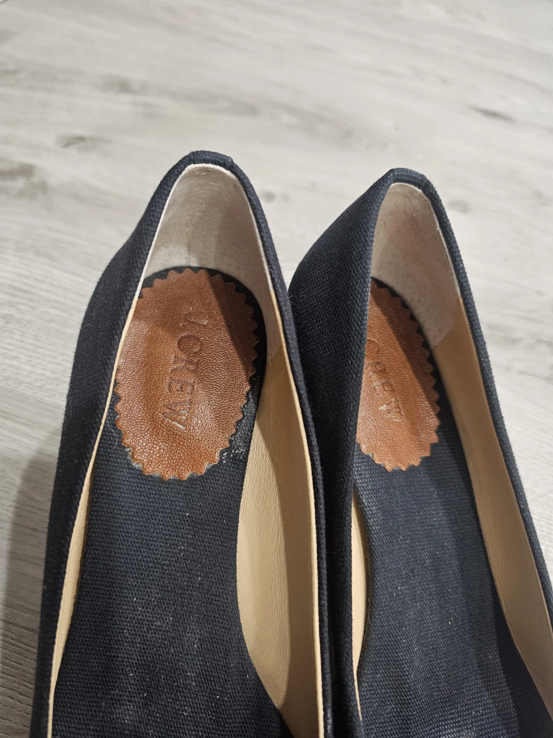 J. Crew Black Canvas Espadrille Wedge Heels - photo 2