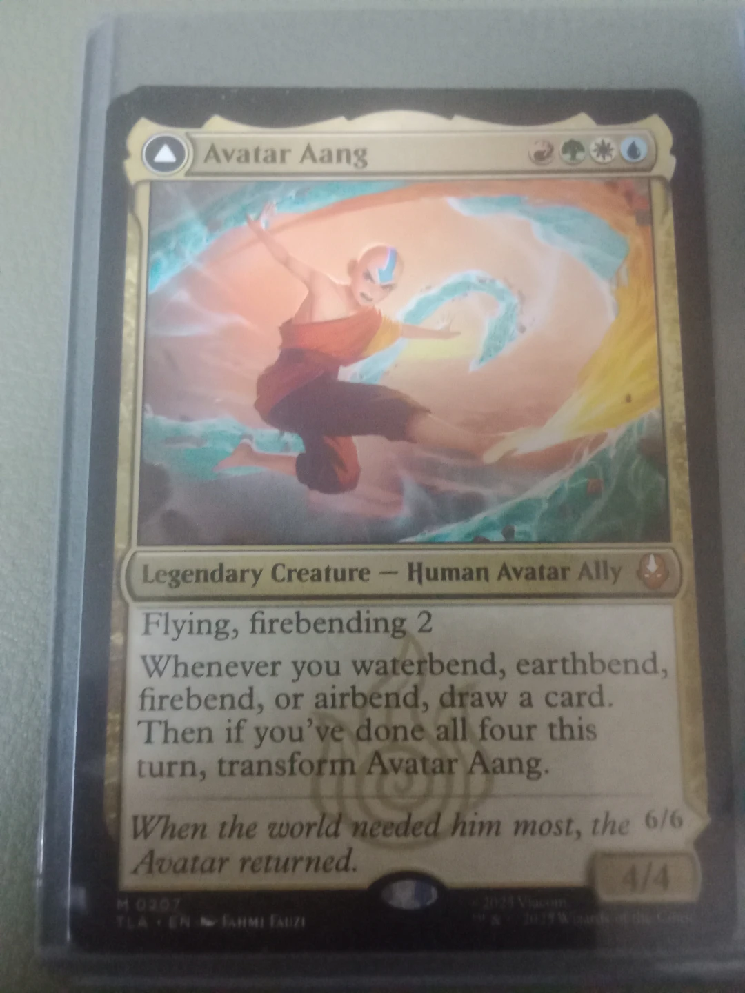 Magic The Gathering Avatar Aang Card
