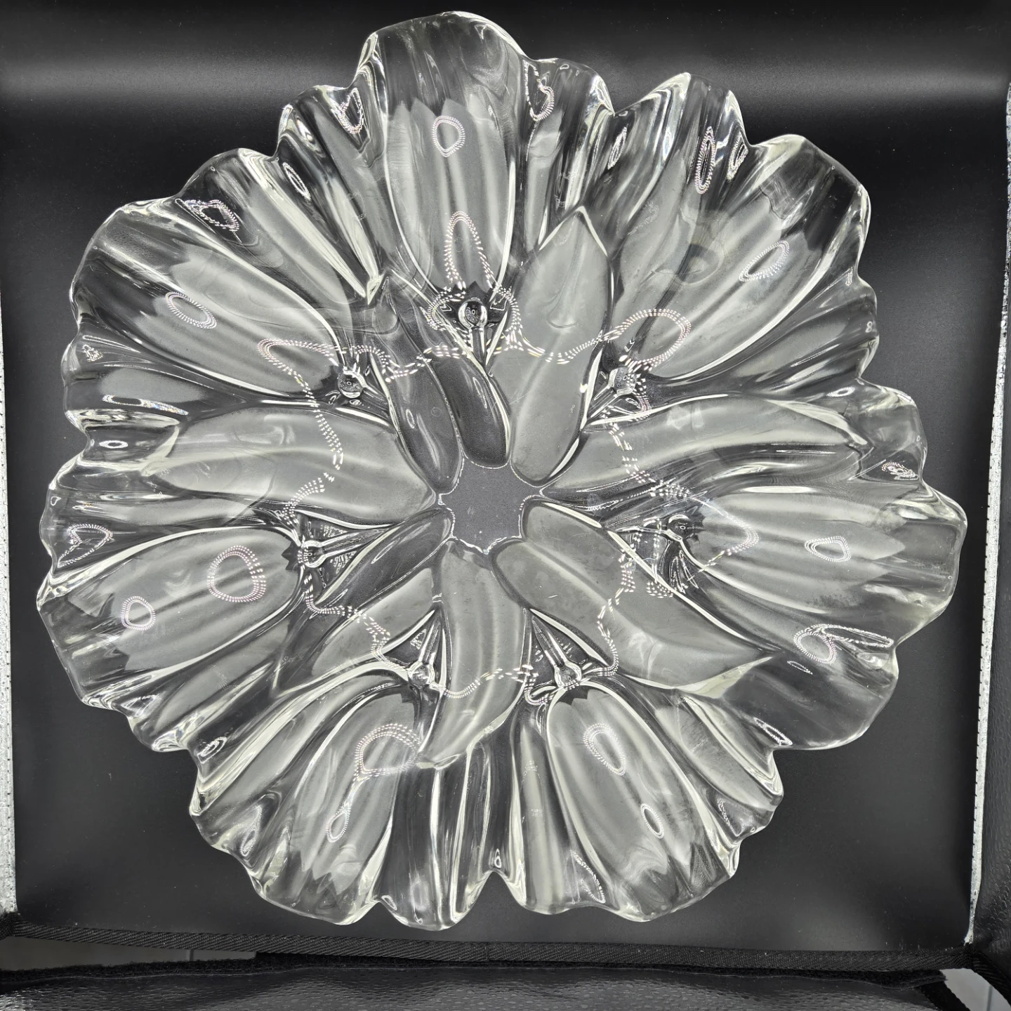 Clear Glass Decorative Bowl - 9 Inch