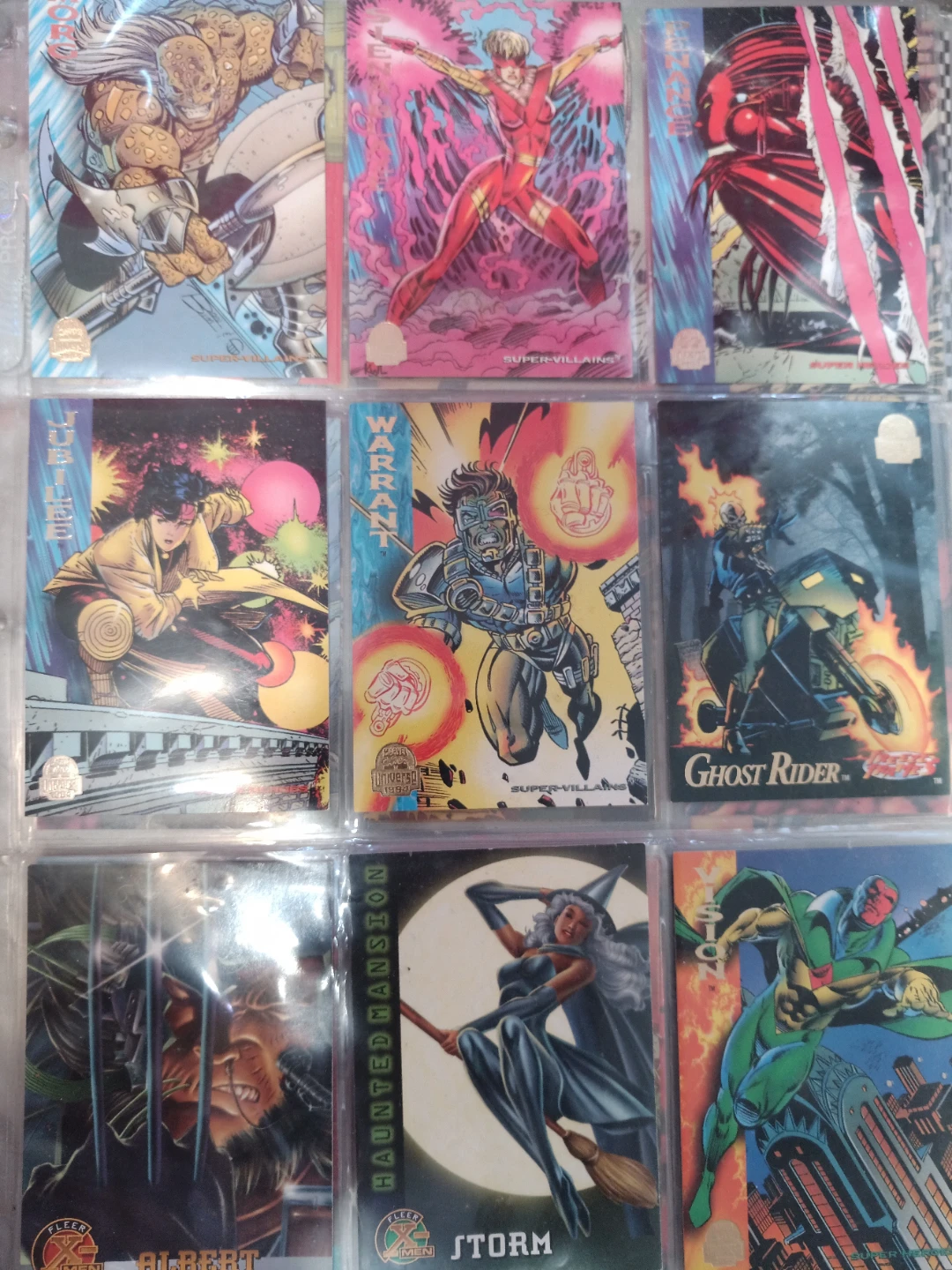 Marvel Universe 1994 Super Heroes & Villains Trading Cards