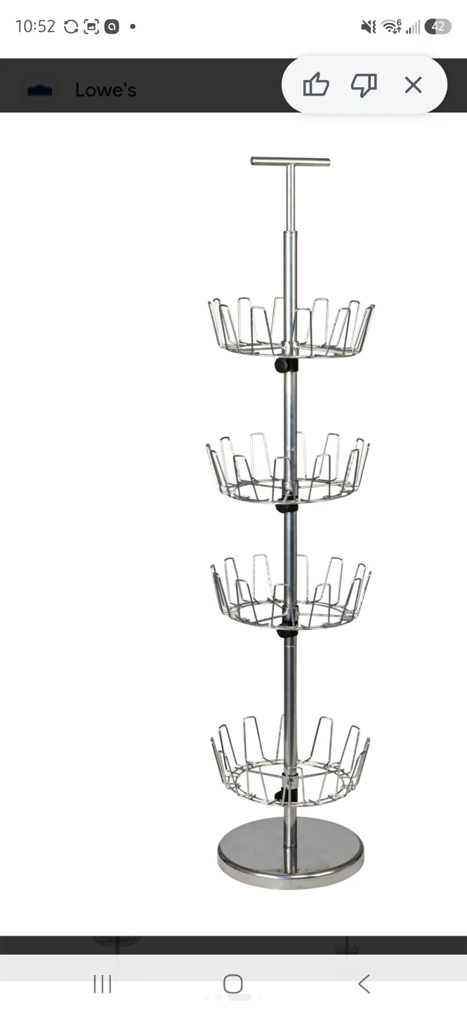 4-Tier Revolving Shoe Rack brand new - photo 2