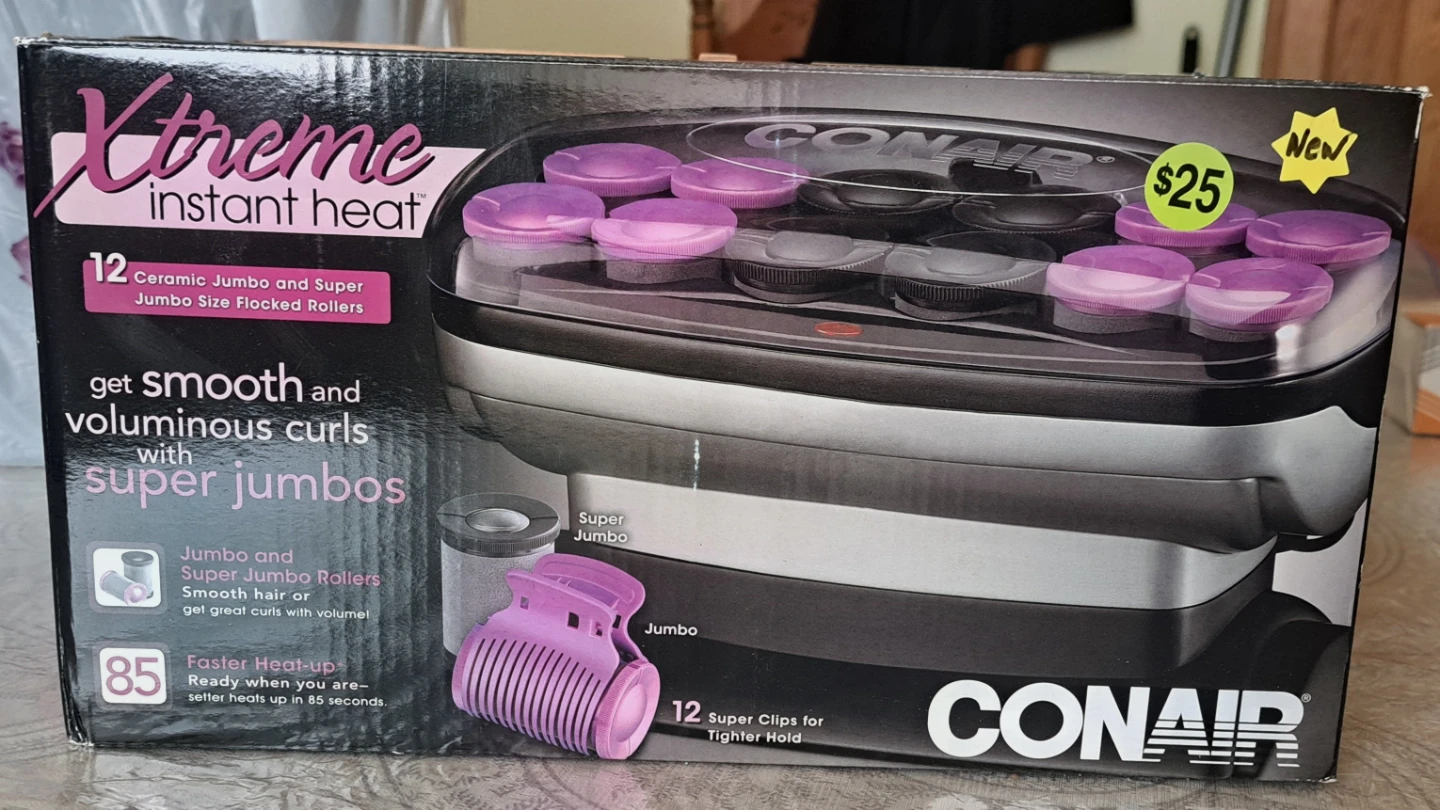 Conair Xtreme Ceramic Jumbo Flocked Rollers