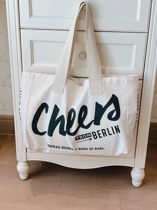 New large Canvas Tote Bag