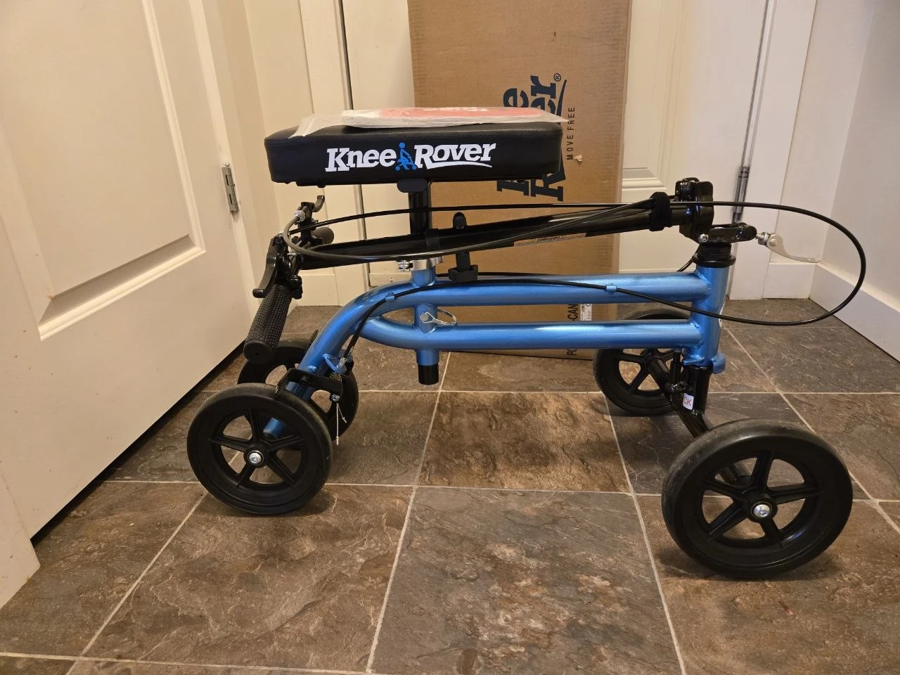 Knee Rover Steerable Knee Walker Scooter - Blue