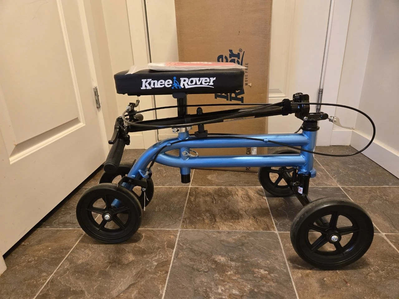 Knee Rover Steerable Knee Walker Scooter - Blue - photo 3