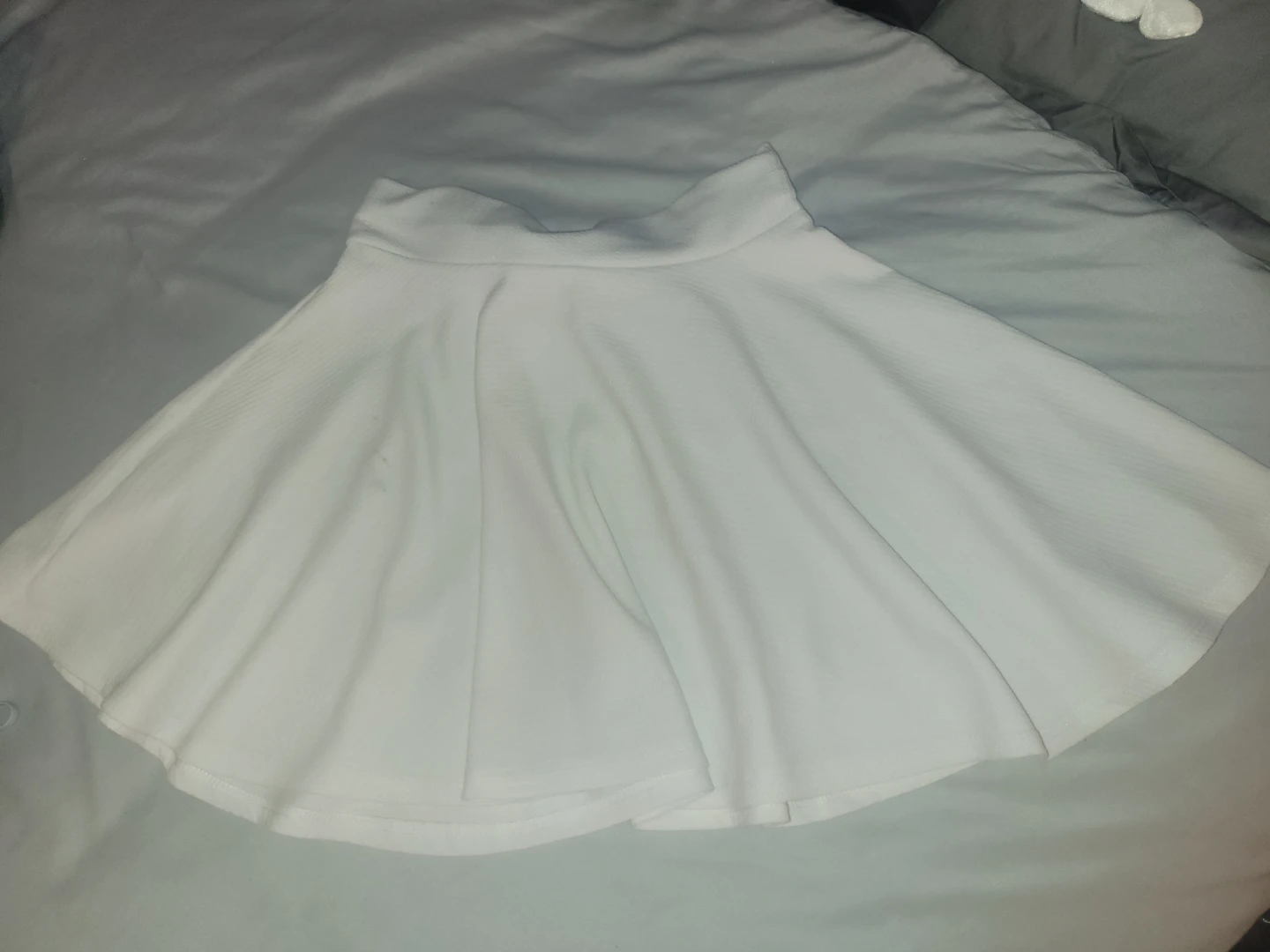 White NEUDIS Skater Skirt