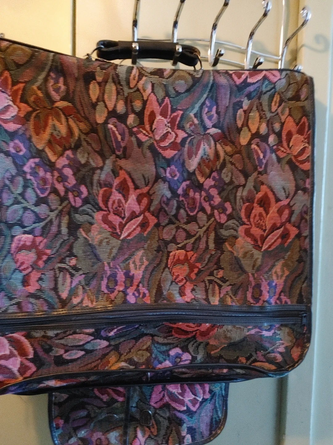 Vintage Floral Garment Bag