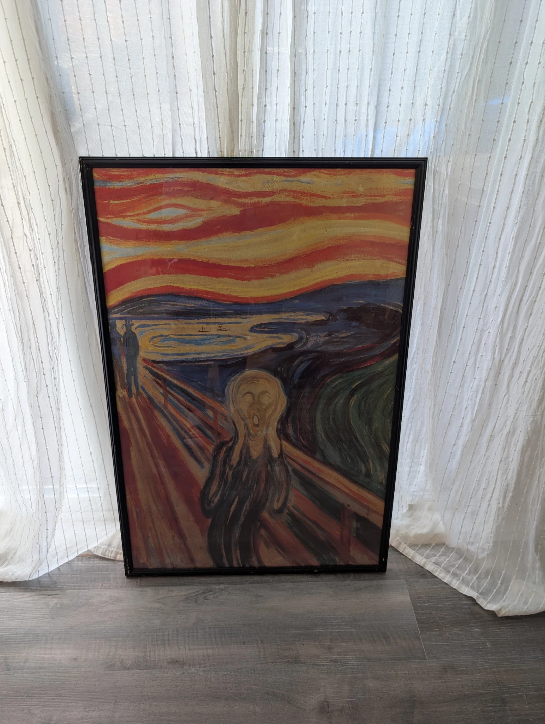 Framed Print The Scream by Edvard Munch