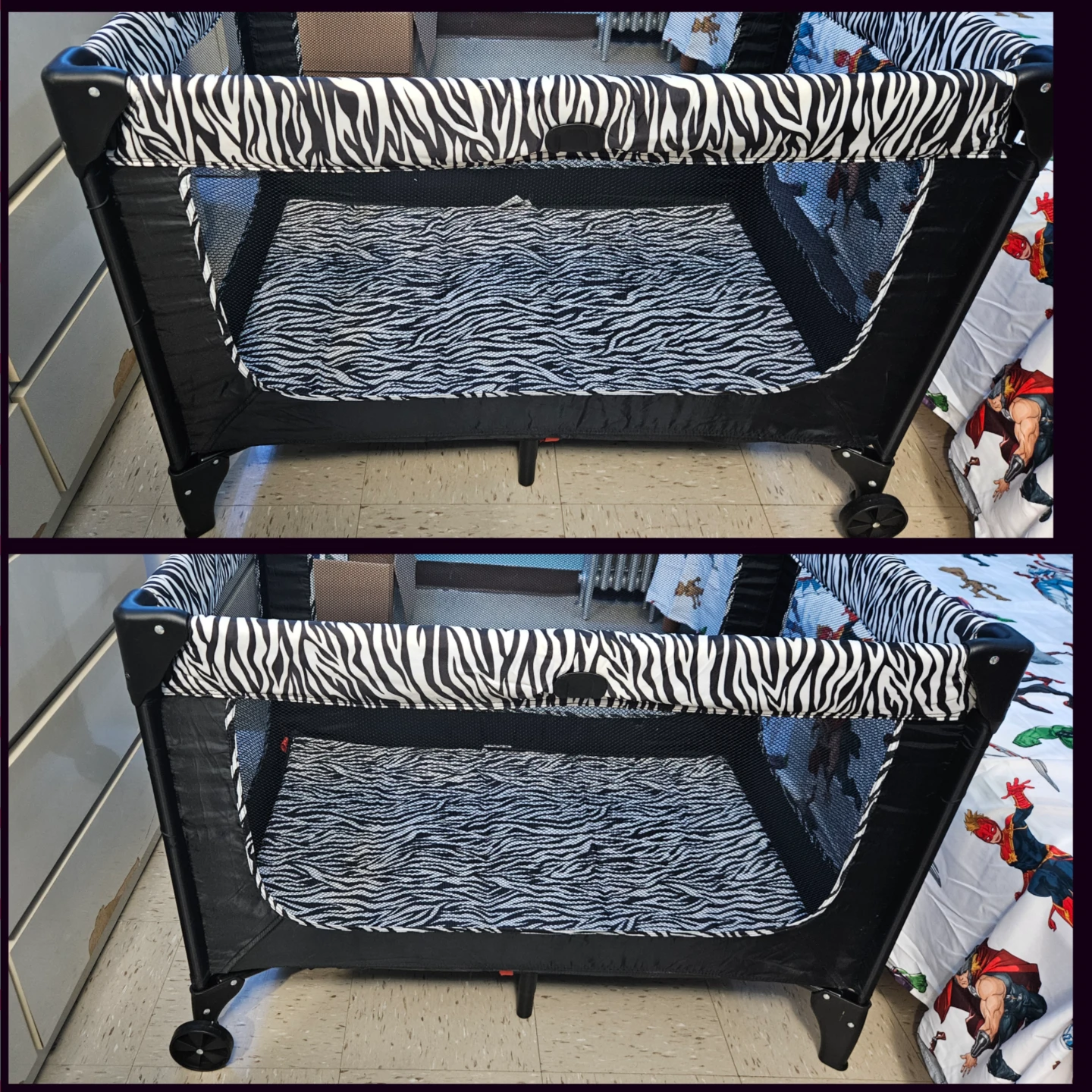 Cosco Funsport Play Yard Zebra Print - photo 2