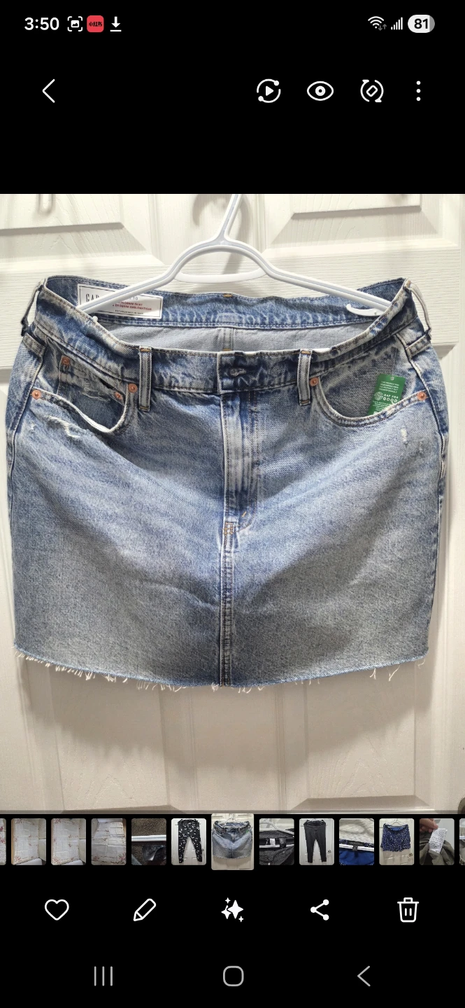 BNWT Gap Denim Mini Skirt - Size 30/10