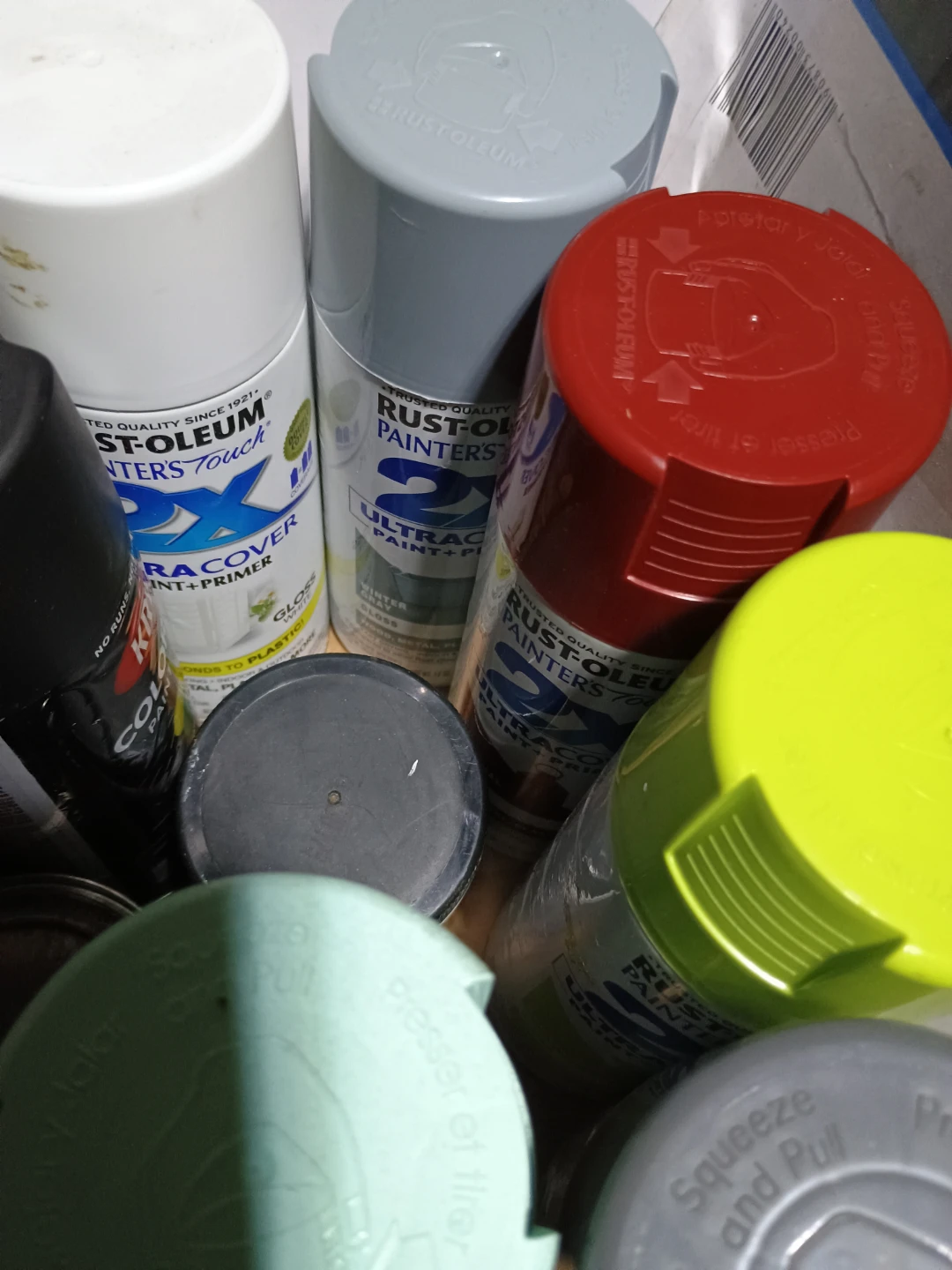 Assorted Spray Paints and Paint Thinner - photo 3