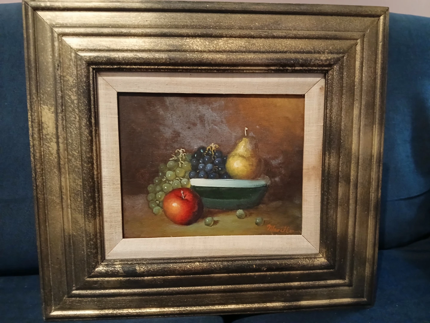 Classic fruit bowl  "  Still Life Fruit Painting  "