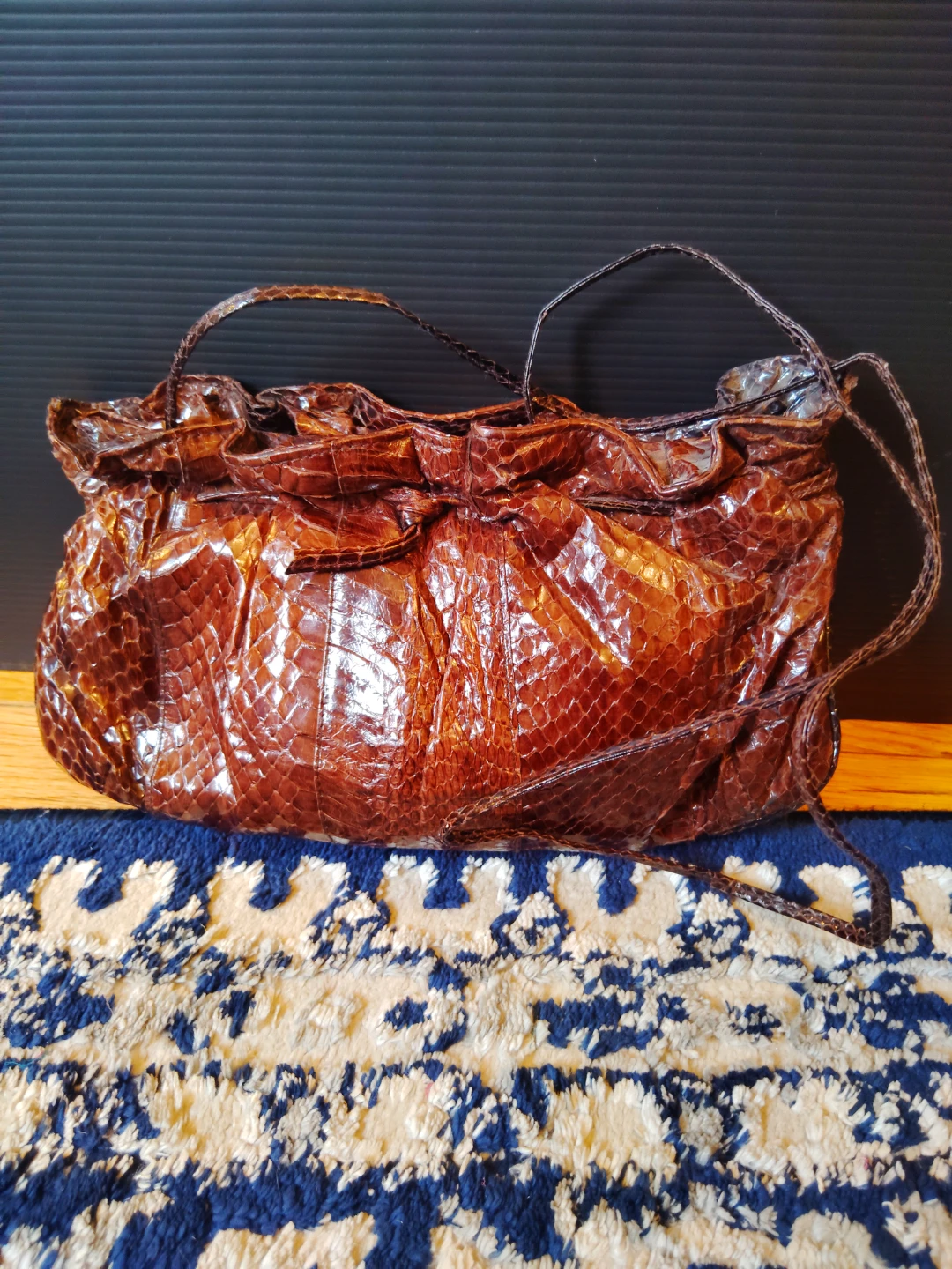 Genuine Snake Skin Clutch Purse