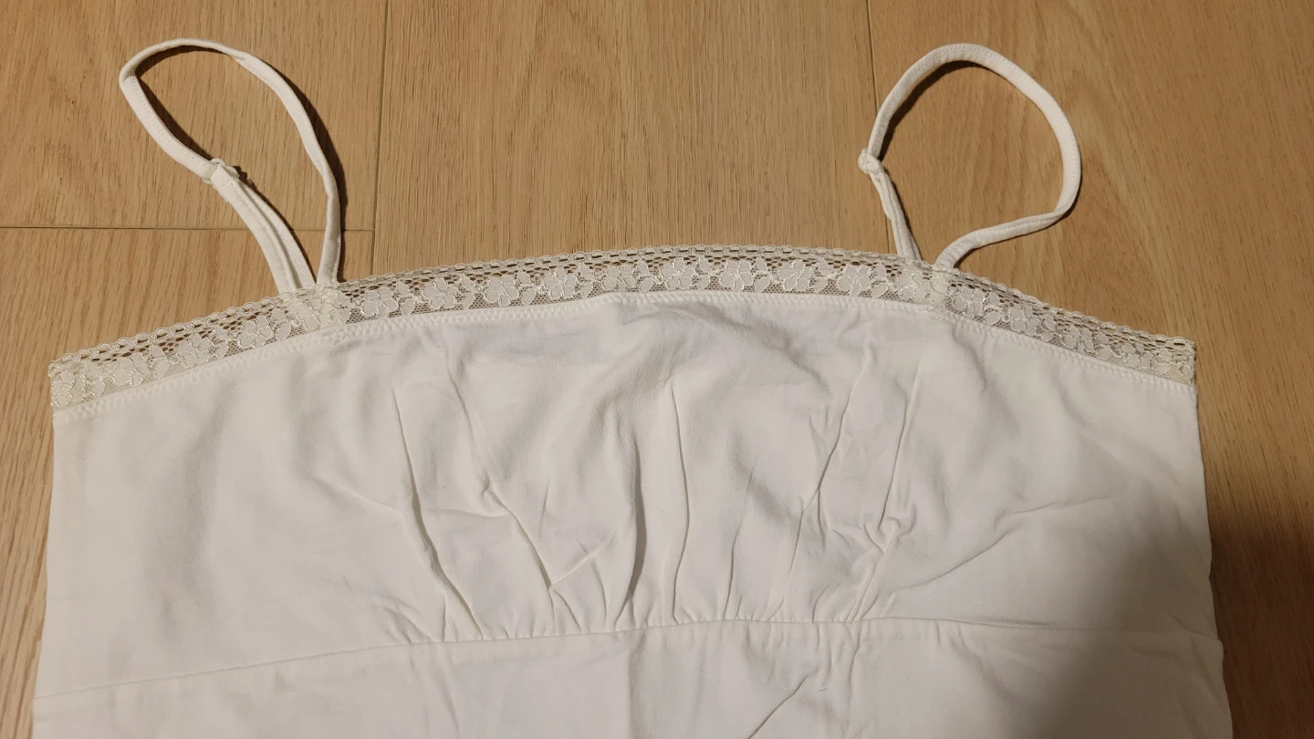 RW&CO. White Lace Trim Camisole - Medium - photo 4