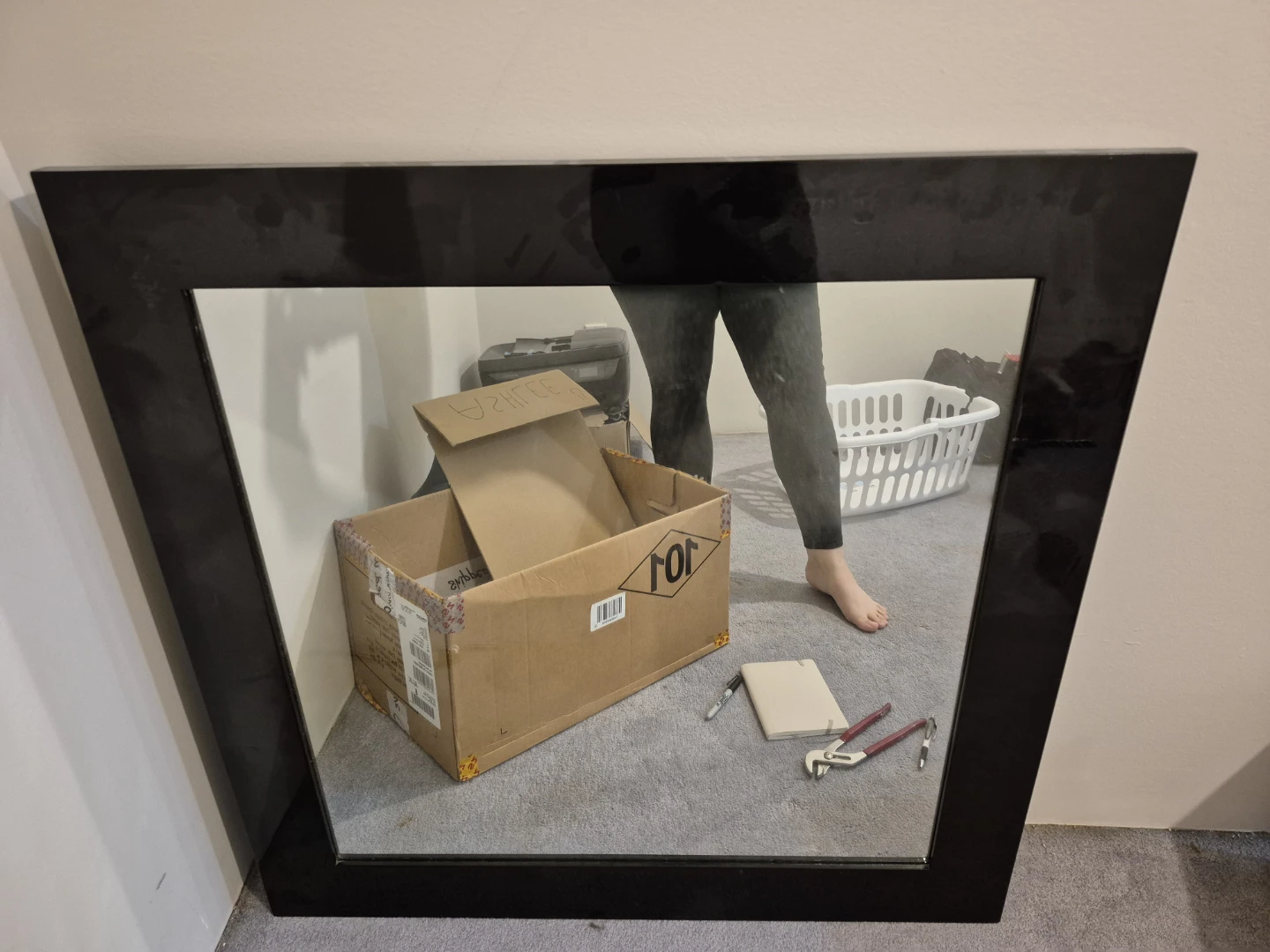 Black Framed Mirror