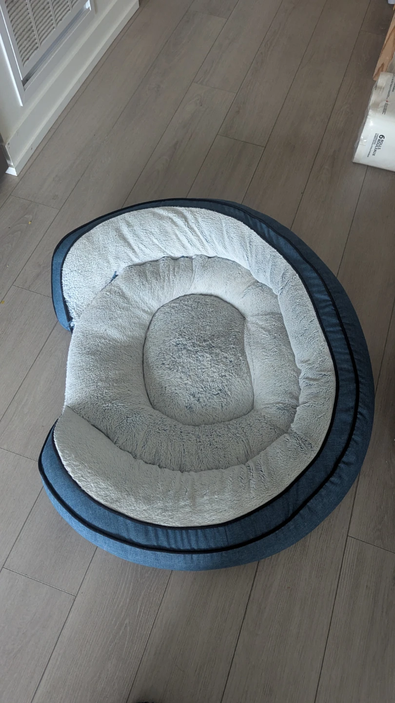 Blue and Grey Dog Bed