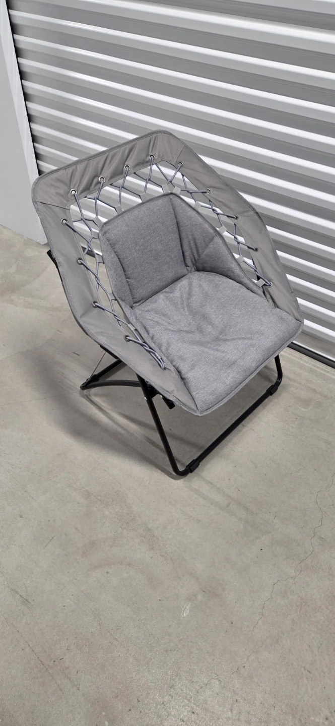 Gray Fabric Camping Chair