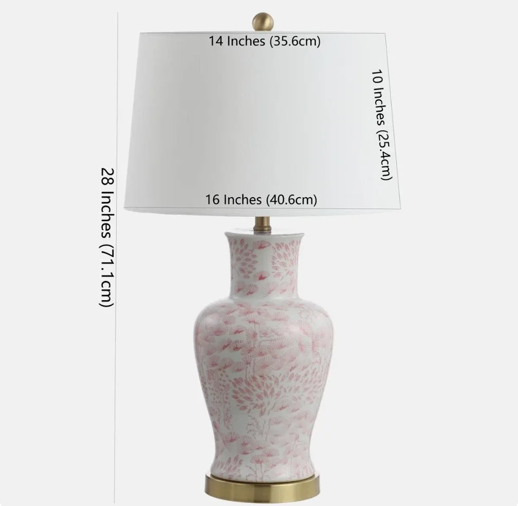 Table Lamp - Pink Floral Pattern - photo 3