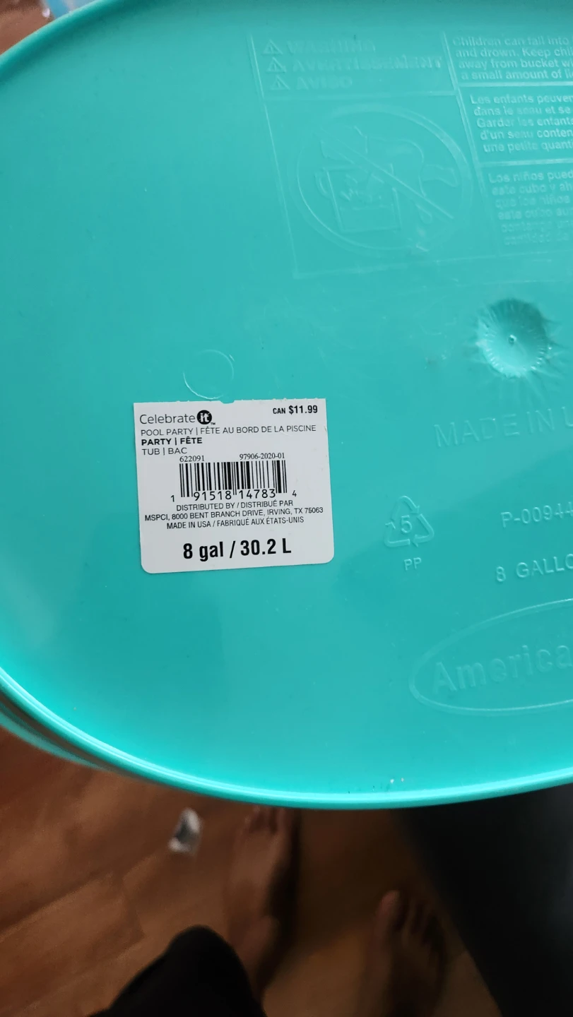 Celebrate It Pool Party Tub - Teal - photo 2