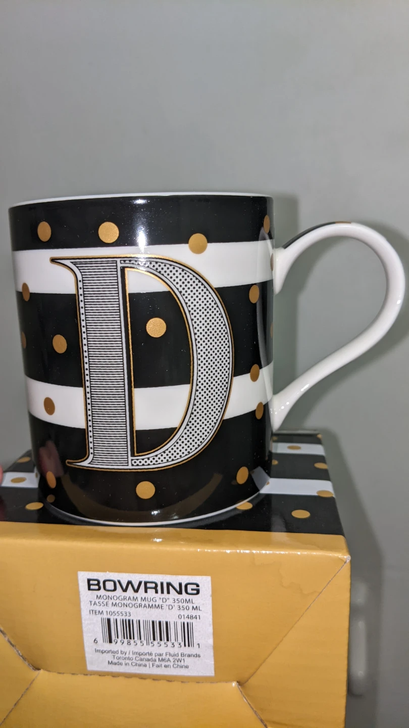 Bowring Monogram D Mug