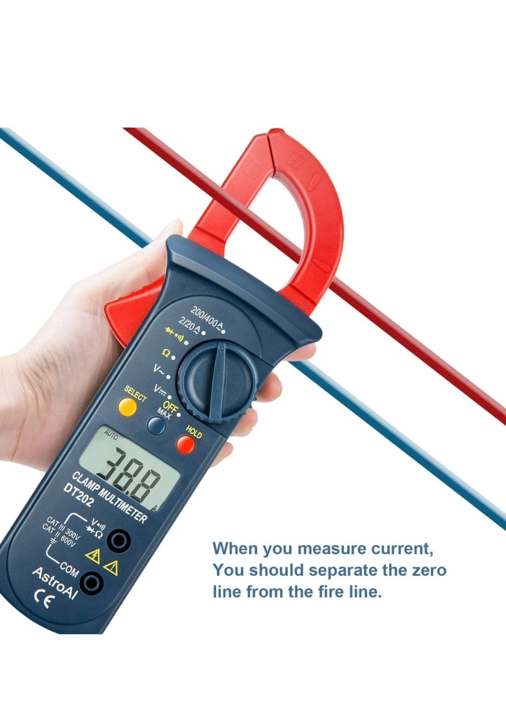 AstroAI DT202 Digital Clamp Multimeter - photo 4