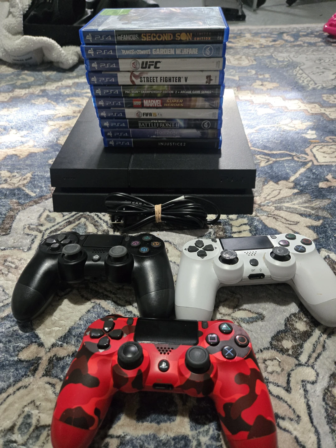 PlayStation 4 Games Bundle 10 games 3 controllers - photo 2
